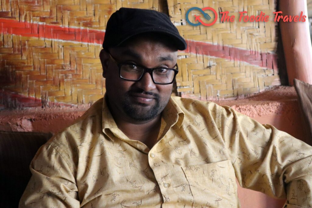 Jayanth Dev aka Guruji Foodie at Mango Tree Restaurant