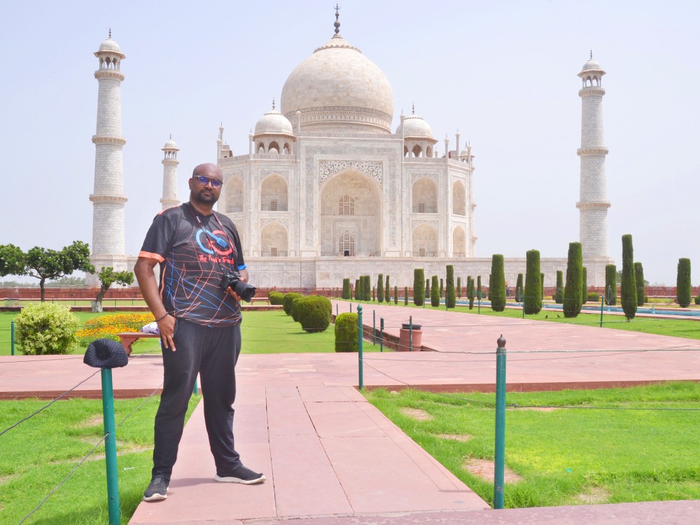 Jayanth Dev at the Taj Mahal