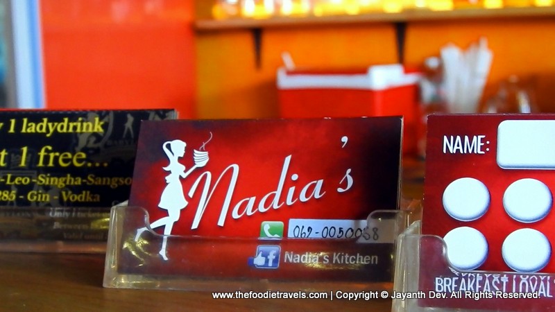 A Review of Nadia's Kitchen in Pattaya, Thailand