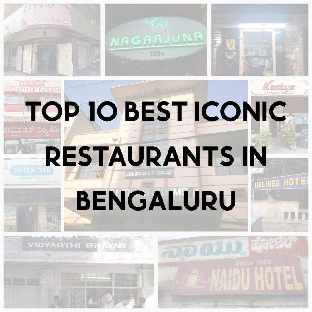 Top 10 Best Iconic Restaurants in Bengaluru